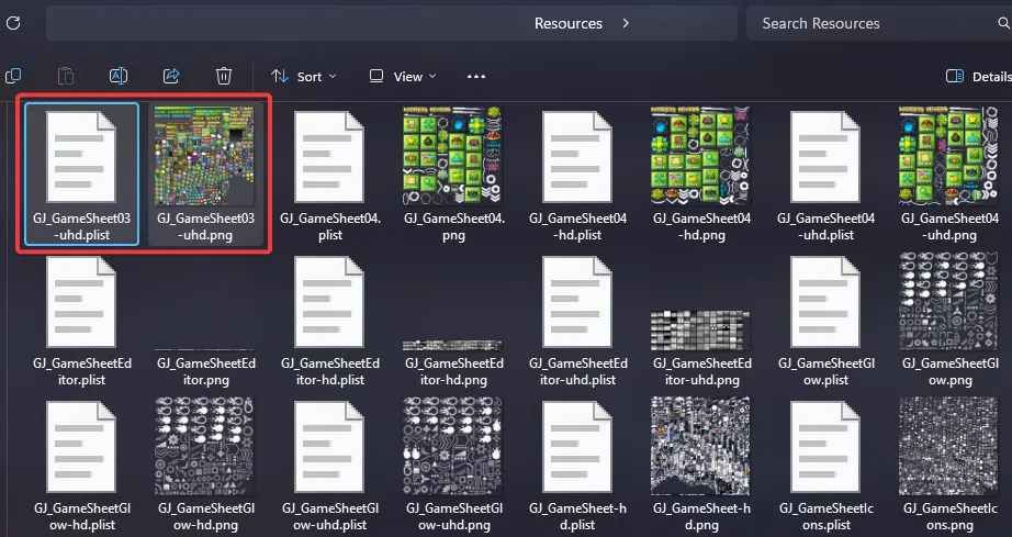 Finding the textures inside the GDPS’ Resources folder